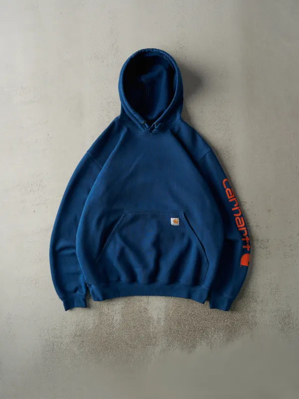 Vintage Y2K Blue & Orange Original Fit Carhartt Hoodie (M/L) sold by Rebalance Vintage