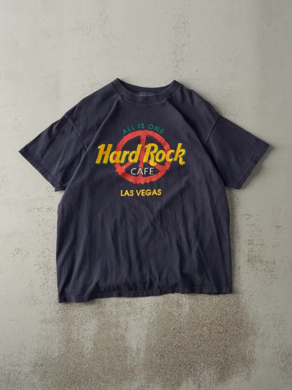 Vintage 90s Navy Blue Hard Rock Cafe Las Vegas Tee (L) sold by Rebalance Vintage