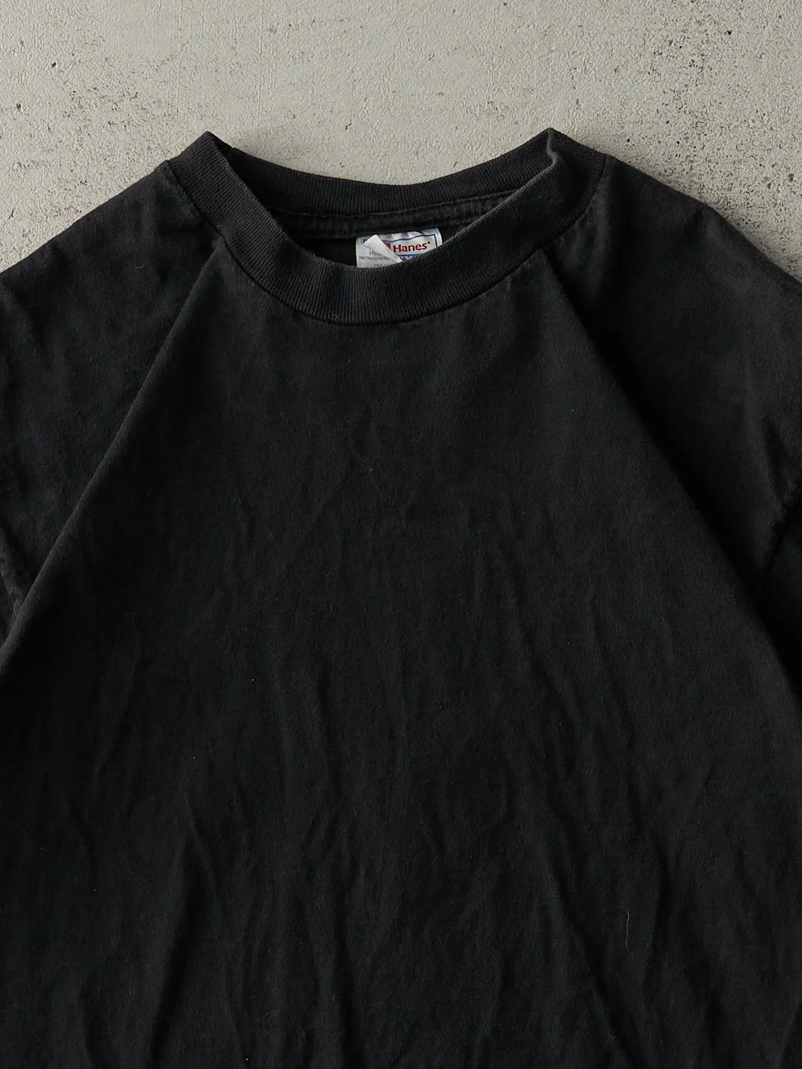 Vintage 90s Black Blank Tee (S) sold by Rebalance Vintage product image thumbnail 2