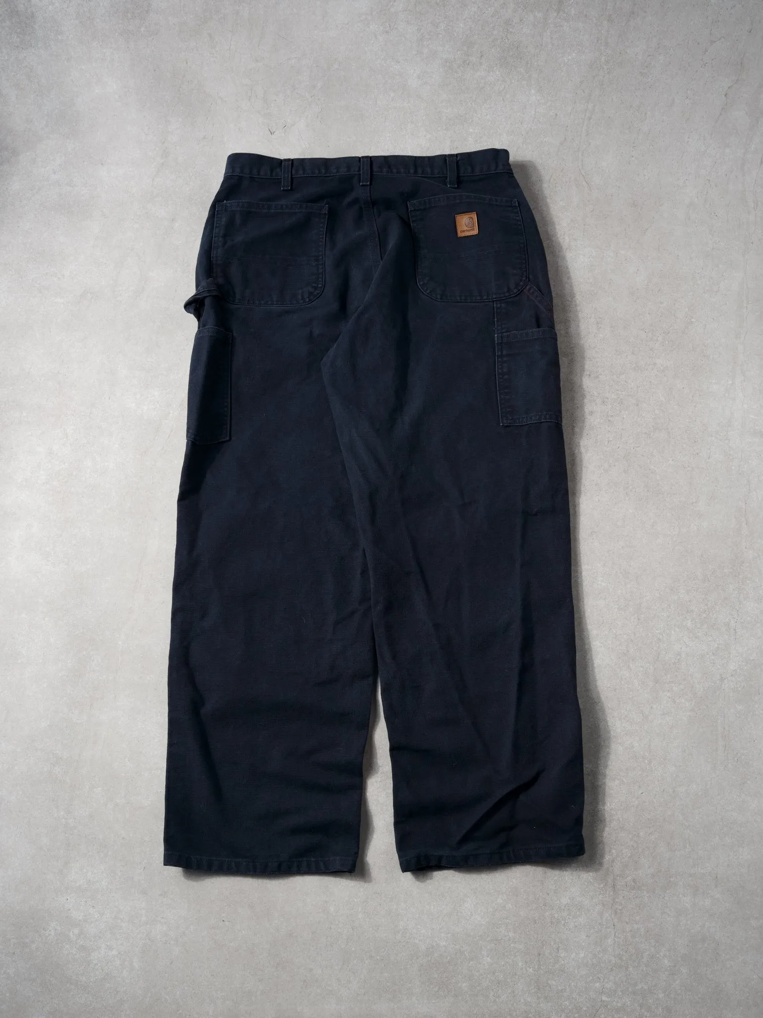 Vintage 90s Dark Navy Blue Carhartt Capenter Pants (36x30) sold by Rebalance Vintage product image thumbnail 2