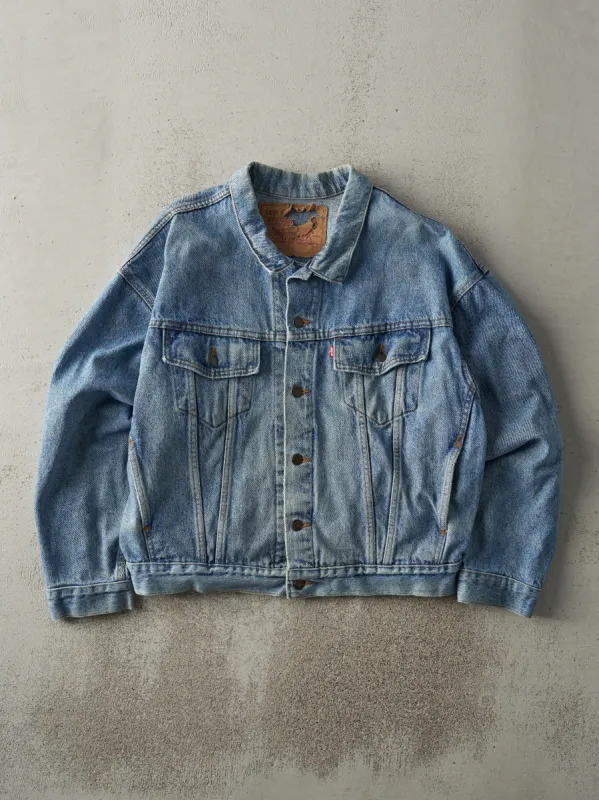 Vintage 90s Light Wash Levi's Type 3 Denim Jacket (M/L) sold by Rebalance Vintage