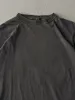 Vintage 90s Faded Charcoal Grey Blank Boxy Tee (L) sold by Rebalance Vintage