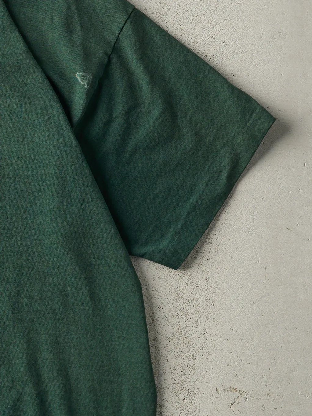 Vintage 90s Forest Green Blank Single Stitch Tee (M/L) sold by Rebalance Vintage product image thumbnail 3