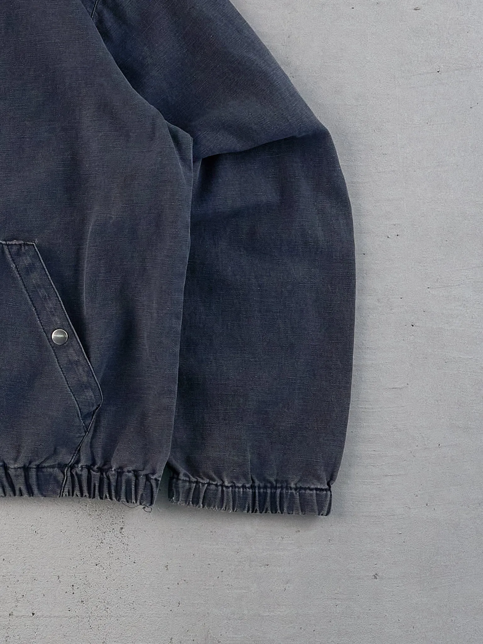 Vintage 80s Washed Grey Polo By Ralph Lauren Collared Jacket (M) sold by Rebalance Vintage product image thumbnail 3