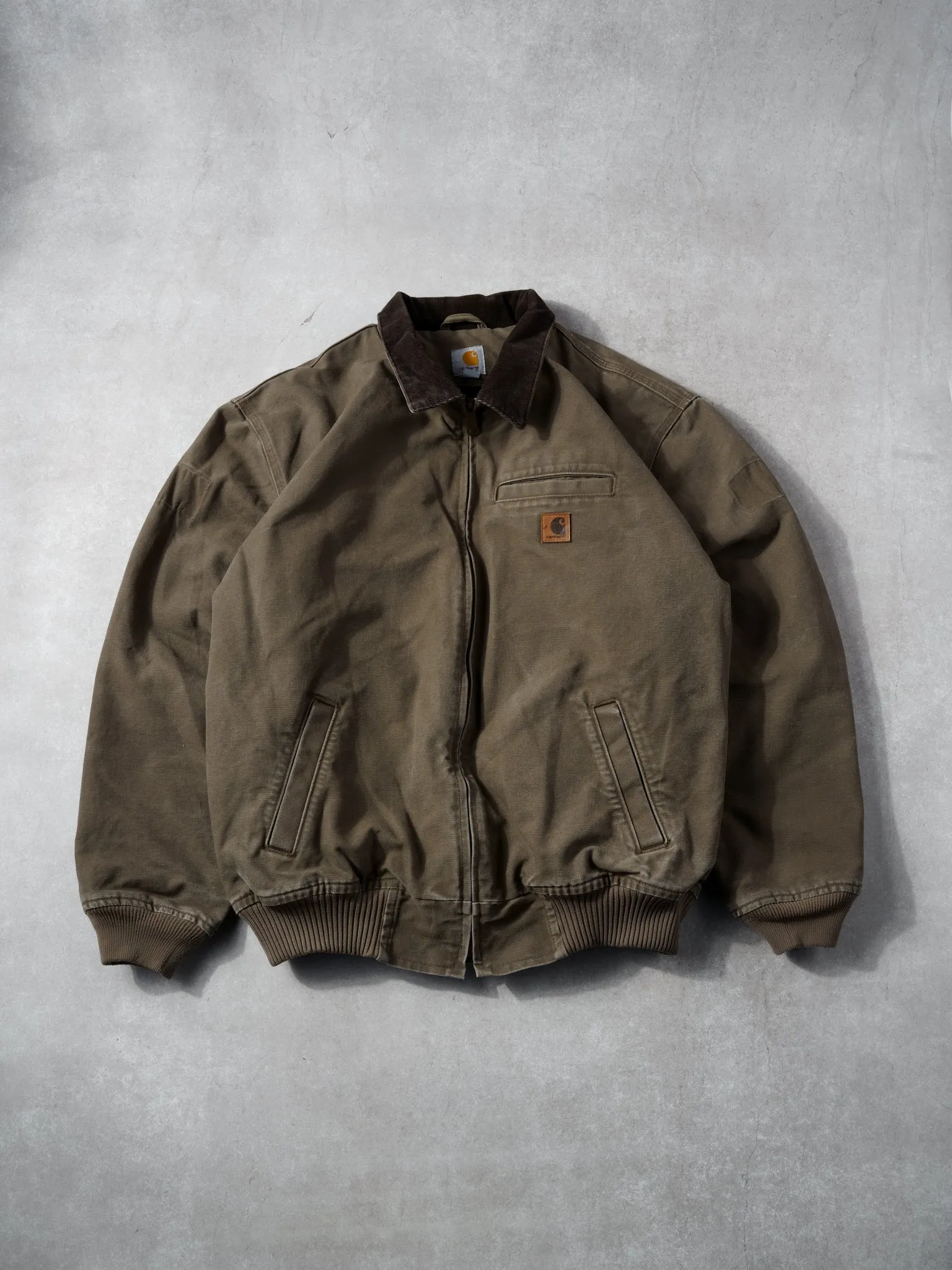 Vintage 90s Brown Carhartt Collared Workwear Jacket (XL/XXL) sold by Rebalance Vintage