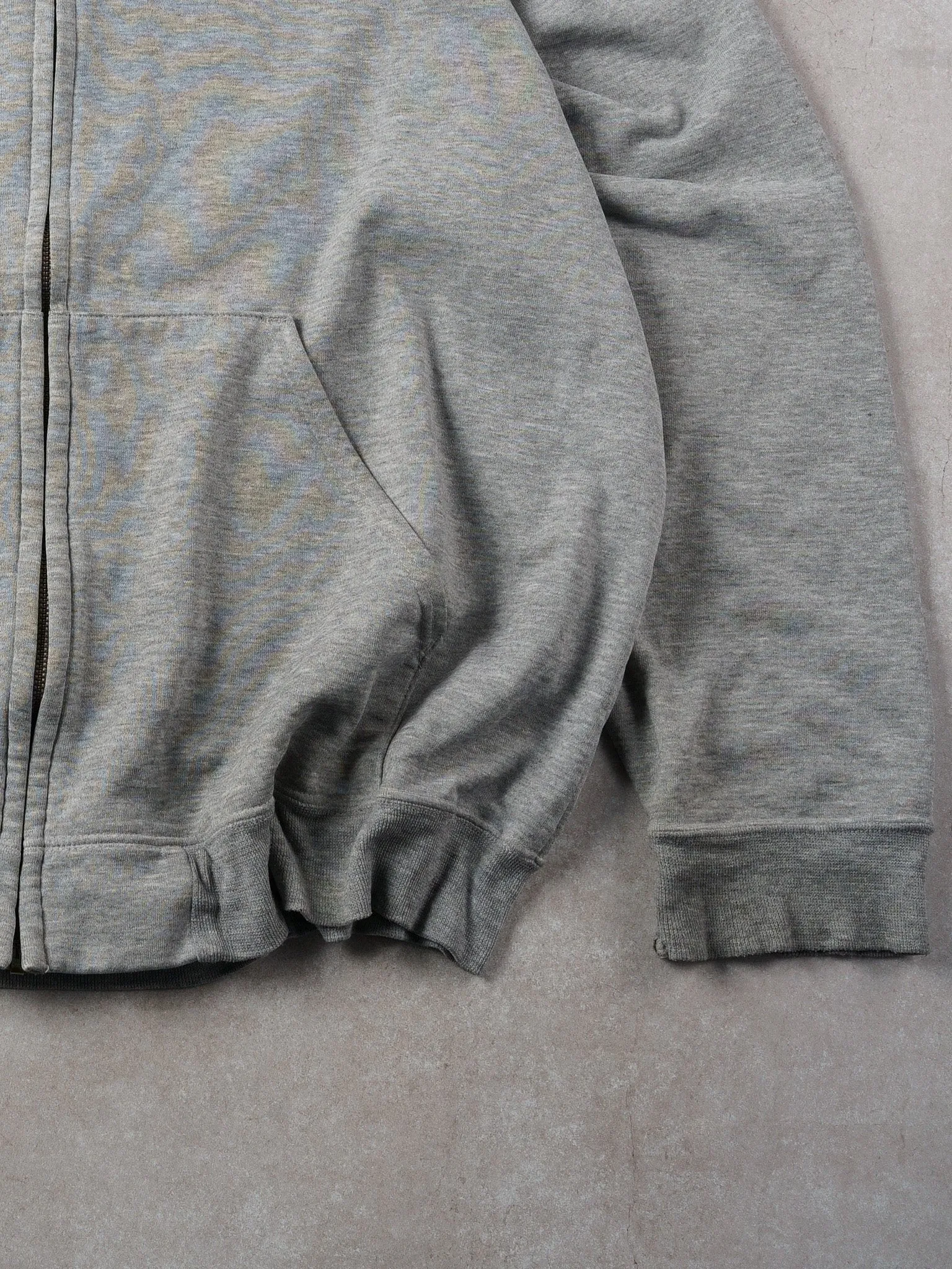 Vintage 90s Grey Carhartt Blank Hooded Zip Up (XXL) sold by Rebalance Vintage product image thumbnail 3