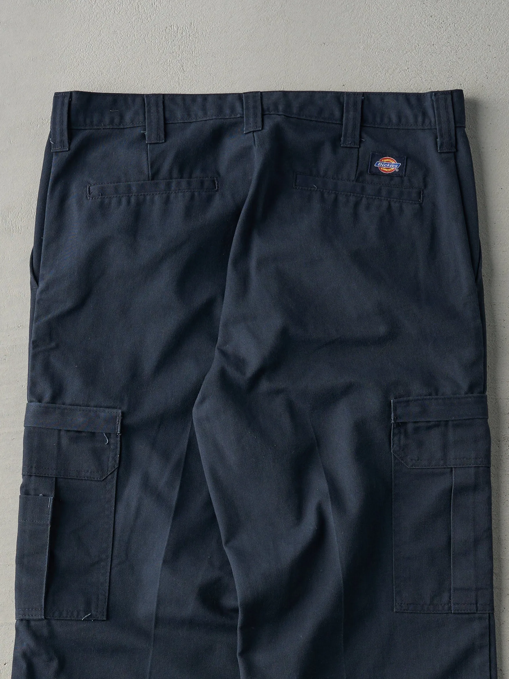 Vintage Y2K Navy Blue Dickies Cargo Work Pants (34x31.5) sold by Rebalance Vintage product image thumbnail 4