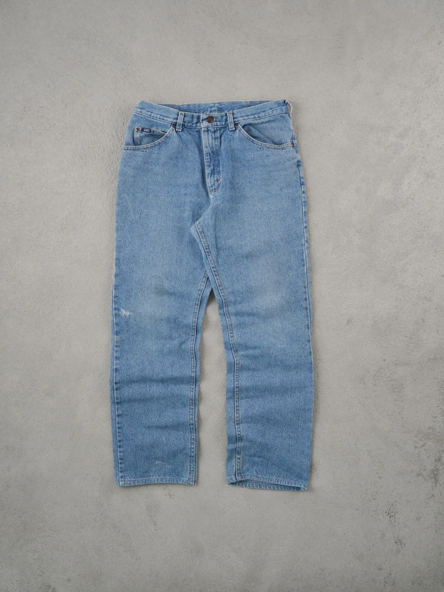 Vintage 90s Light Blue Lees Denim Jeans (32x31) sold by Rebalance Vintage