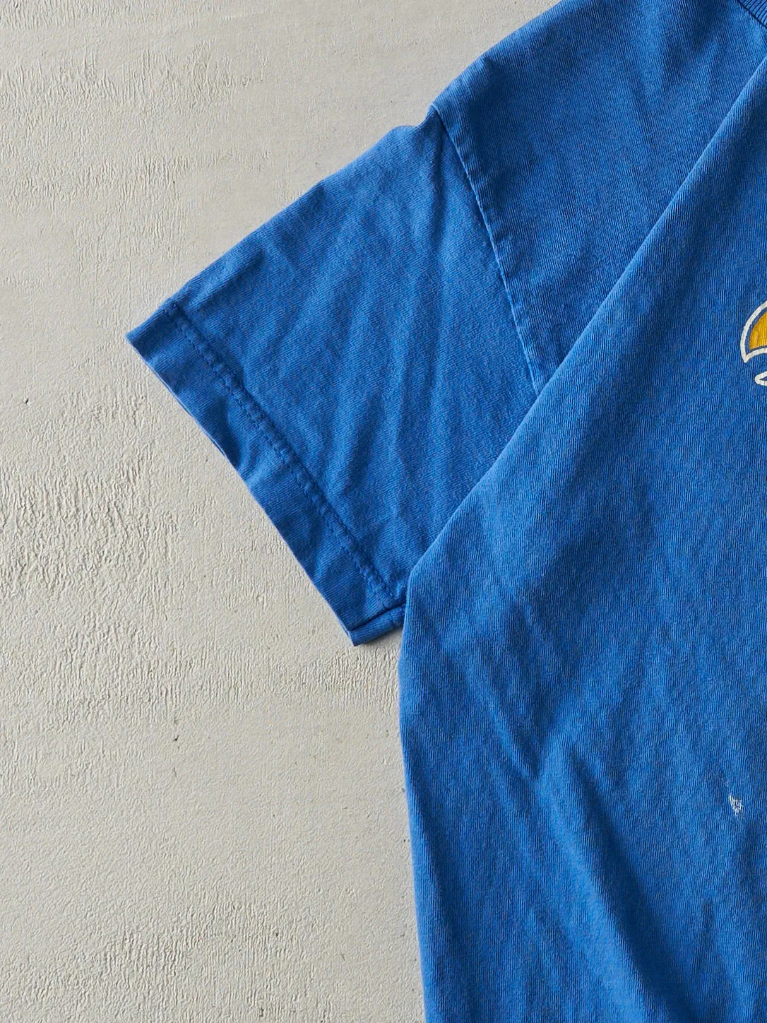 Vintage Y2K Blue Nike Middle Swoosh Kansas Jayhawks Tee (XS) sold by Rebalance Vintage product image thumbnail 3