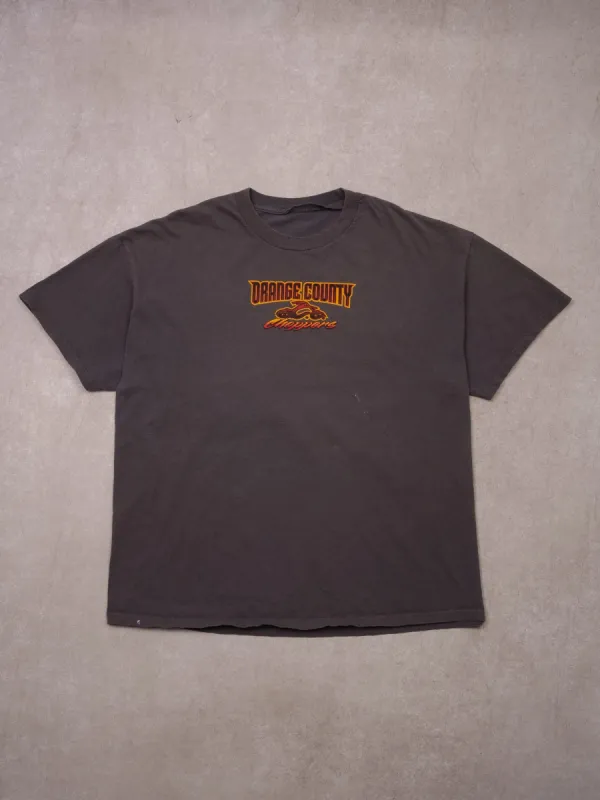 Vintage 04' Washed Grey Orange County NY Choppers Graphic Tee (M) sold by Rebalance Vintage