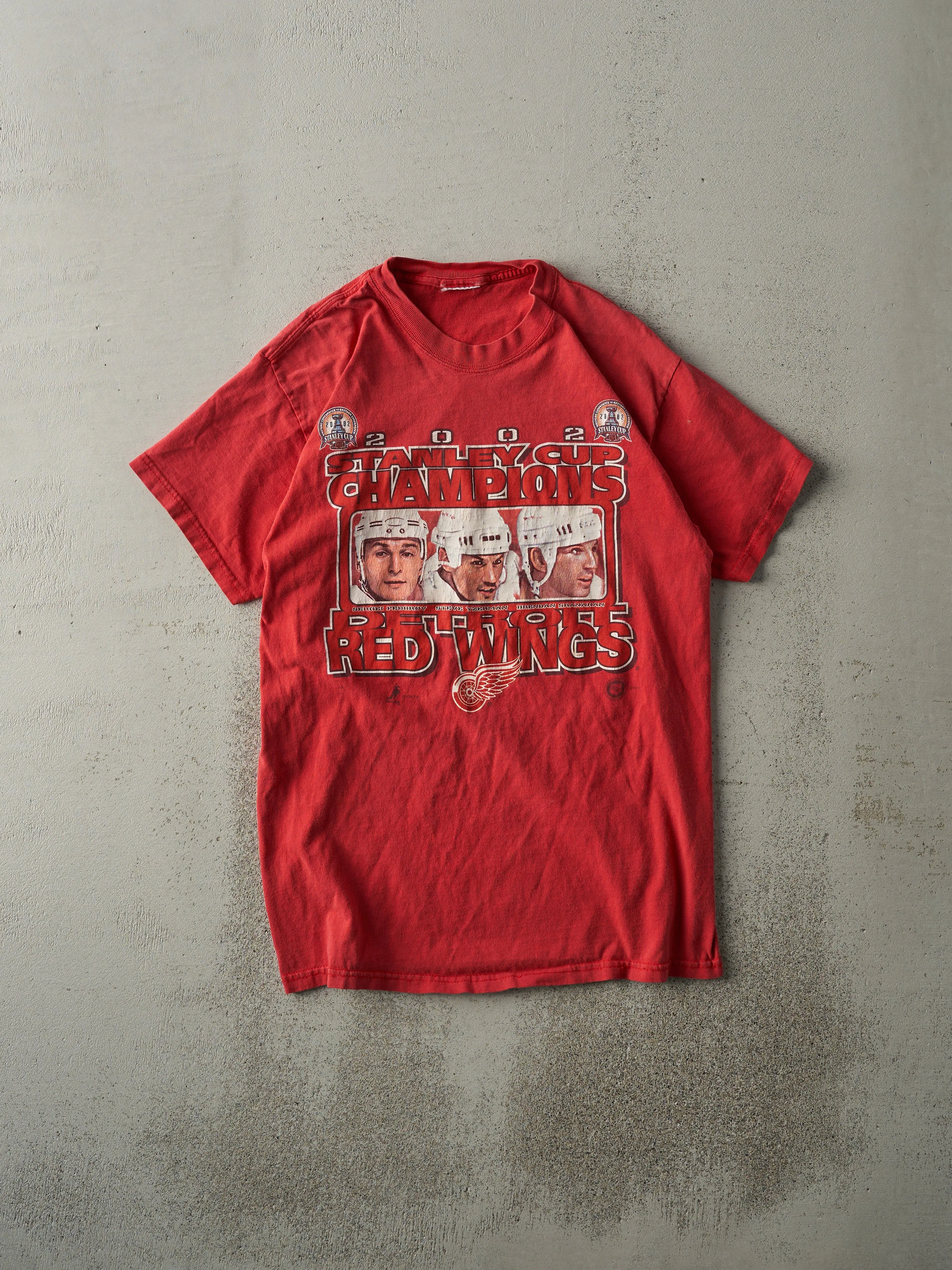 Vintage 02' Detroit Red Wings Stanley Cup Champions Tee (S) sold by Rebalance Vintage