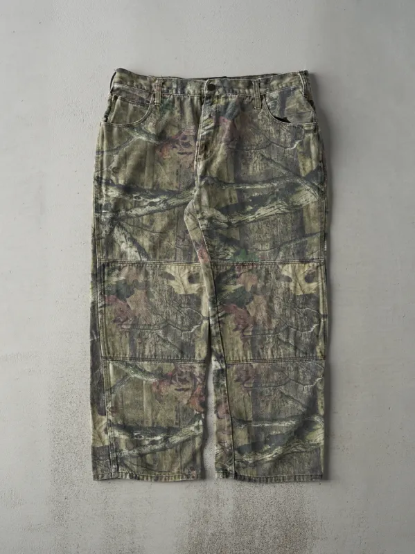 Vintage 90s Camo Break Up Infinity x Mossy Oak Double Knee Pants (36x27) sold by Rebalance Vintage