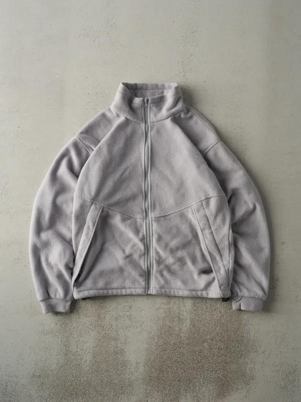 Vintage 90s Grey Columbia Fleece Zip Up Sweater (M) sold by Rebalance Vintage