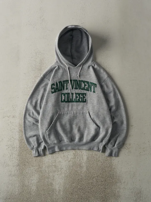 Vintage 90s Grey Saint Vincent College Hoodie (S) sold by Rebalance Vintage