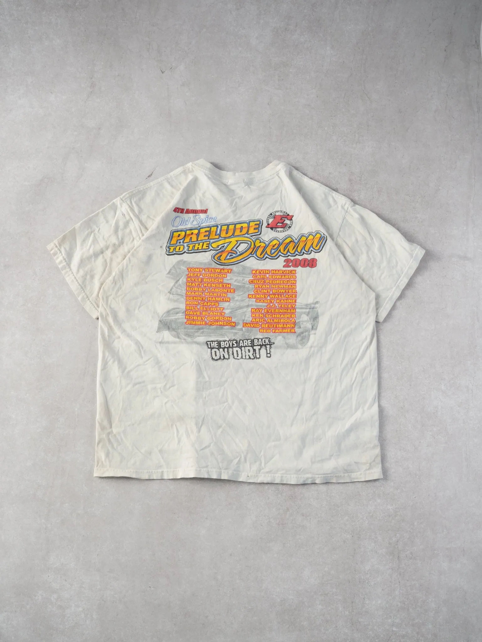 Vintage 08' Prelude To the Dream Nascar Graphic Tee (L) sold by Rebalance Vintage product image thumbnail 2