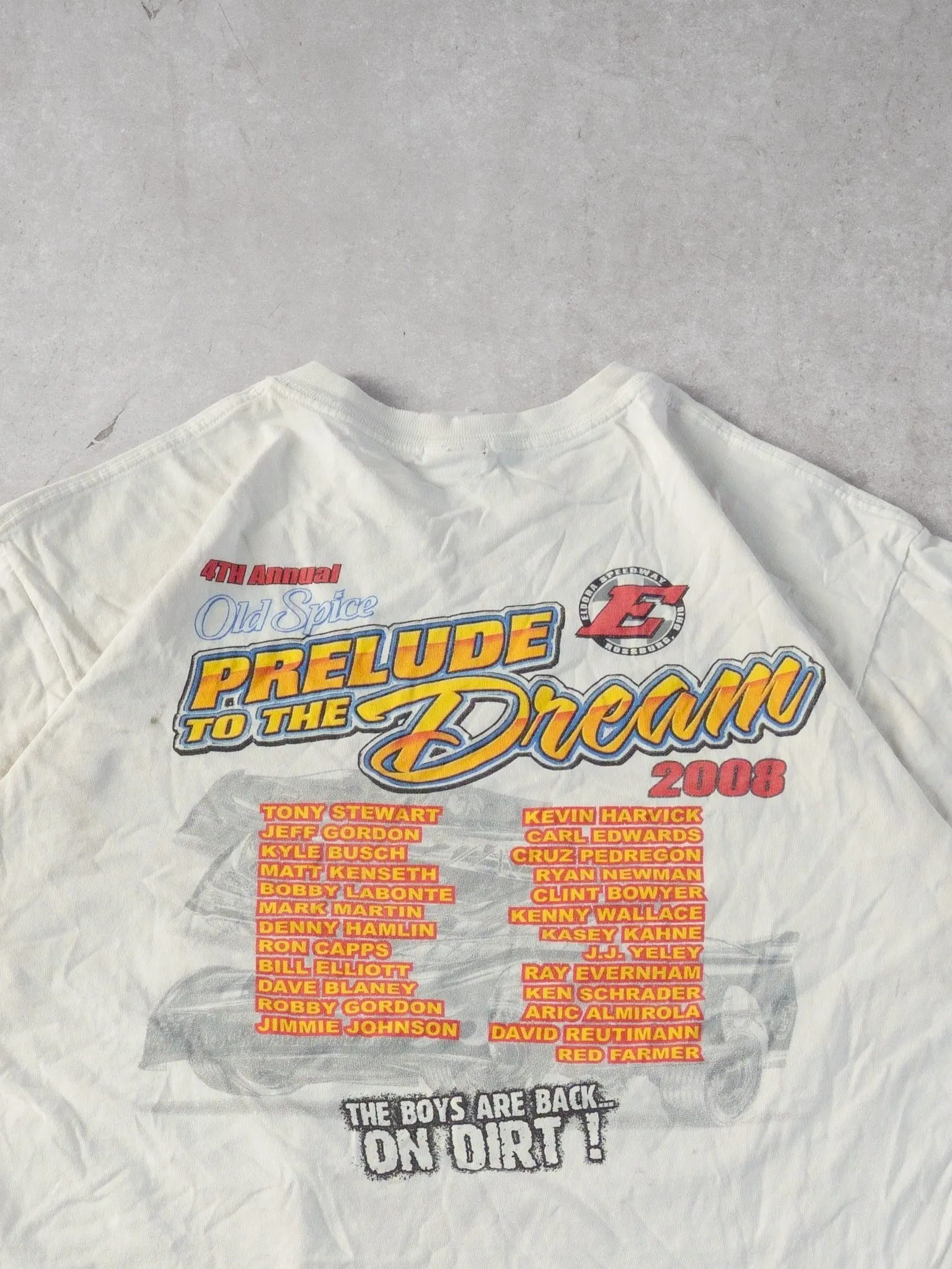 Vintage 08' Prelude To the Dream Nascar Graphic Tee (L) sold by Rebalance Vintage product image thumbnail 4