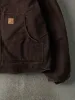 Vintage Y2K Brown Sherpa Lined Carhartt L Pocket Jacket (XL) sold by Rebalance Vintage