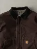Vintage Y2K Brown Sherpa Lined Carhartt L Pocket Jacket (XL) sold by Rebalance Vintage