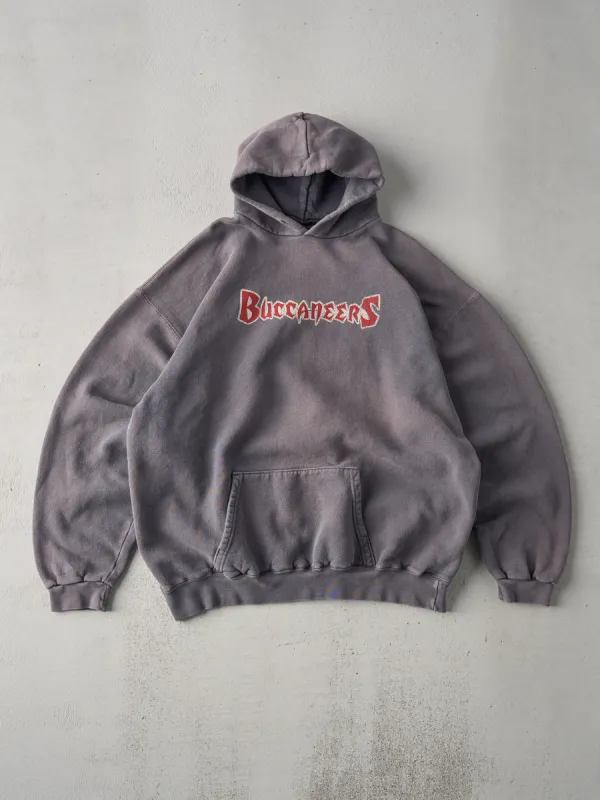 Vintage 90s Washed Grey Tampa Bay Buccaneers NFL Hoodie (L) sold by Rebalance Vintage