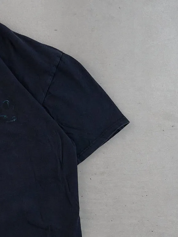 Vintage Y2k Washed Black Harley Davidson Rattlesnake Moutain Graphic Tee (M) sold by Rebalance Vintage product image thumbnail 3