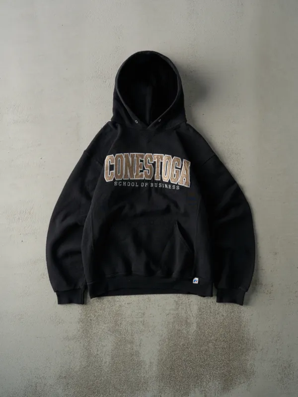 Vintage Y2K Black Conestoga Russell Athletics Hoodie (M) sold by Rebalance Vintage