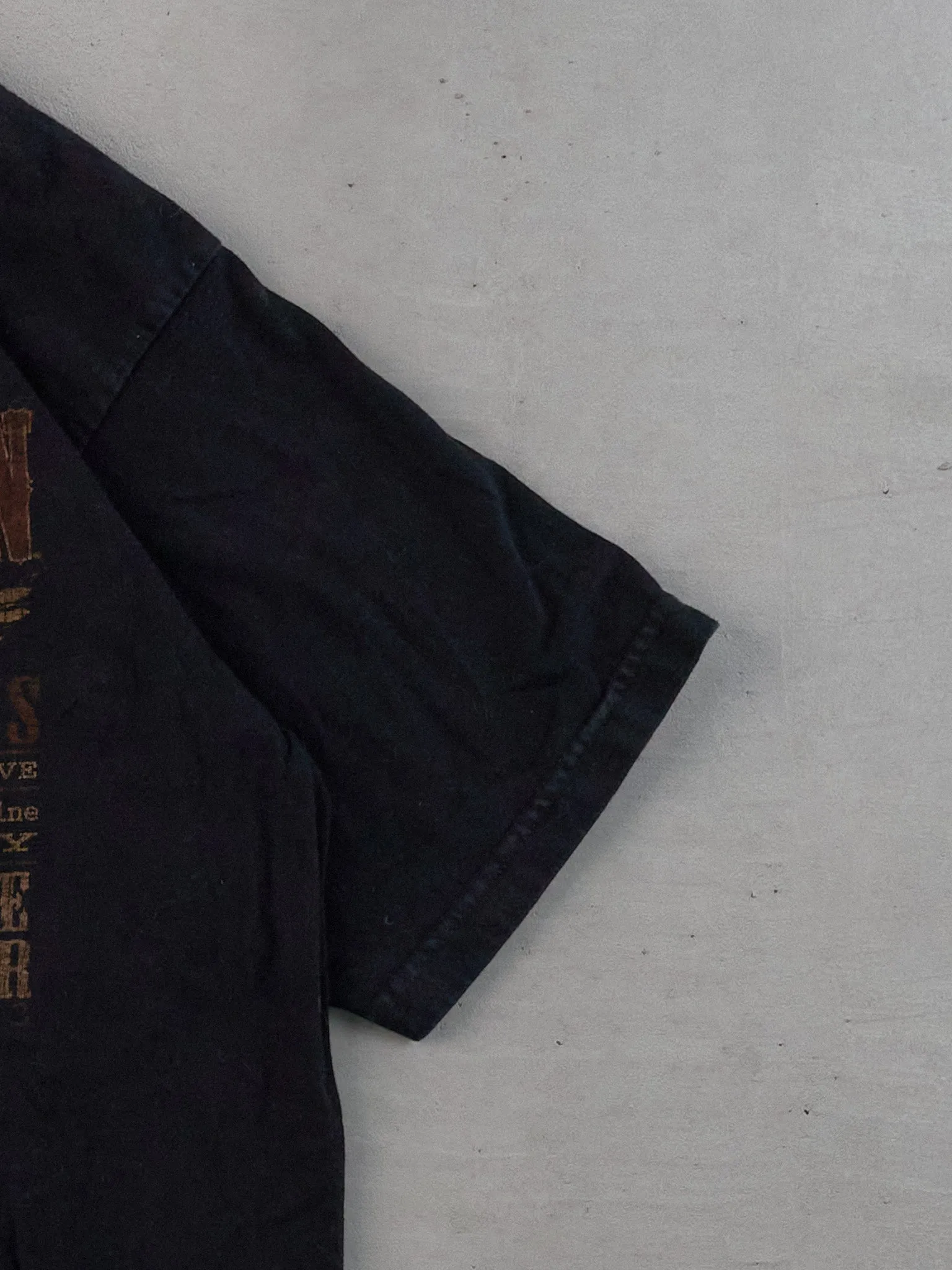 Vintage Y2k Black Harley Davidson Orlando Florida USA Graphic Tee (S) sold by Rebalance Vintage product image thumbnail 5