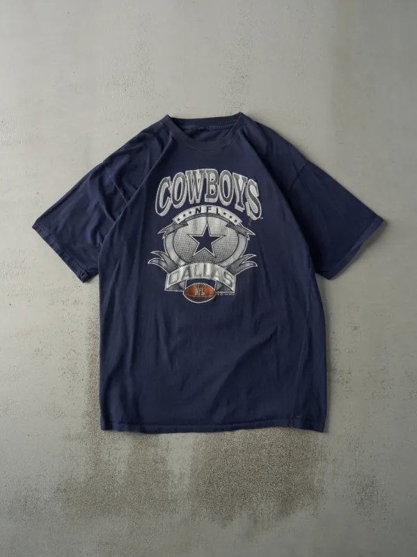 Vintage 92' Navy Blue Dallas Cowboys Tee (XL) sold by Rebalance Vintage