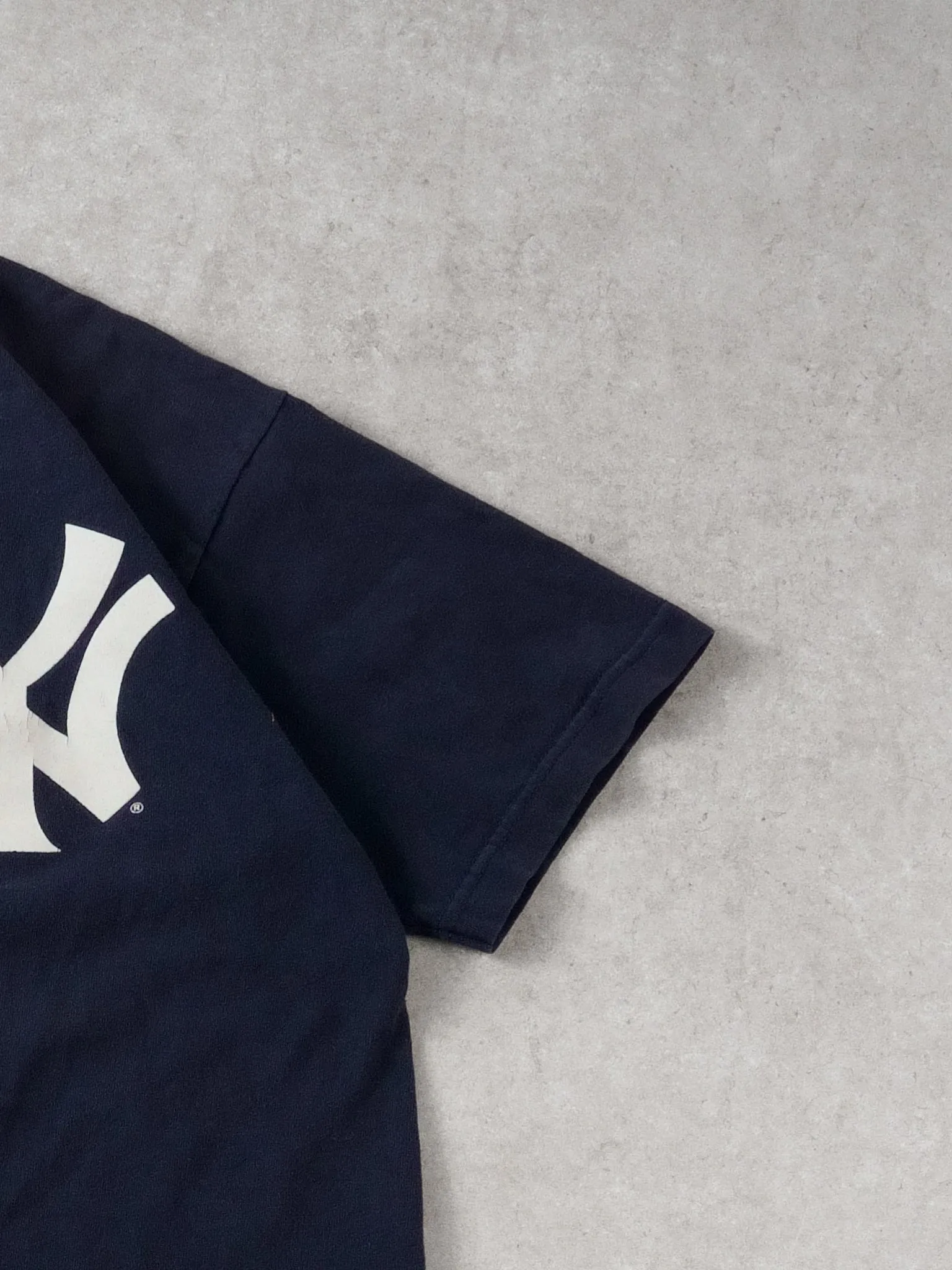 Vintage 90s Navy Blue New York Yankees #13 Rodriguez Majestics Tee (S) sold by Rebalance Vintage product image thumbnail 5