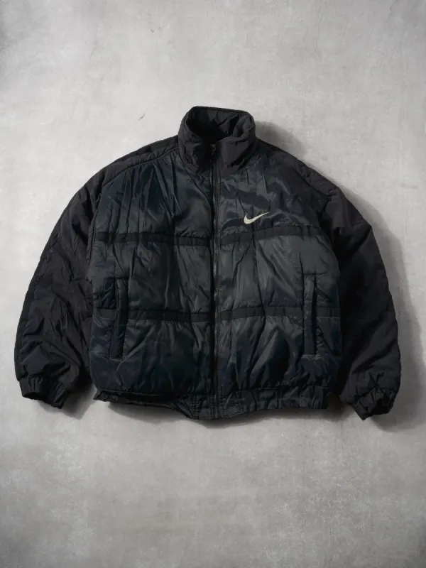 Vintage 90s Black Nike Winter Puffer Jacket (XL/XXL) sold by Rebalance Vintage