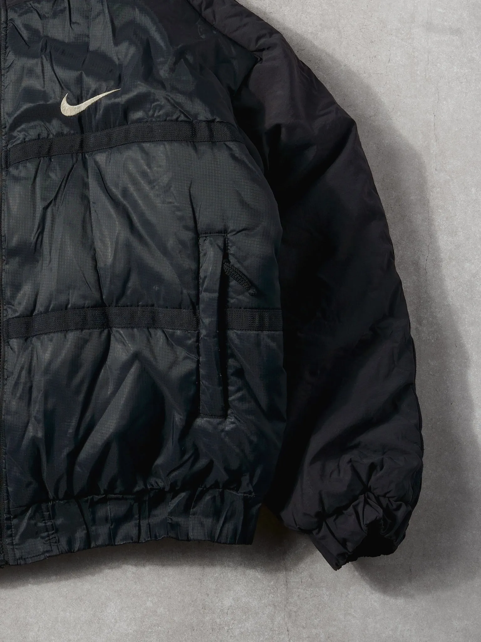Vintage 90s Black Nike Winter Puffer Jacket (XL/XXL) sold by Rebalance Vintage product image thumbnail 5