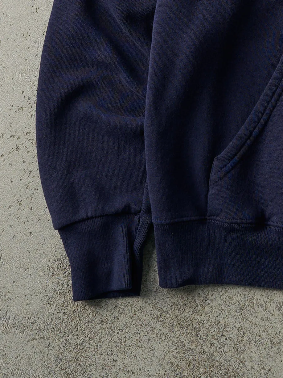 Vintage 80s Navy Blue University of Tennessee Hoodie (S) sold by Rebalance Vintage product image thumbnail 3