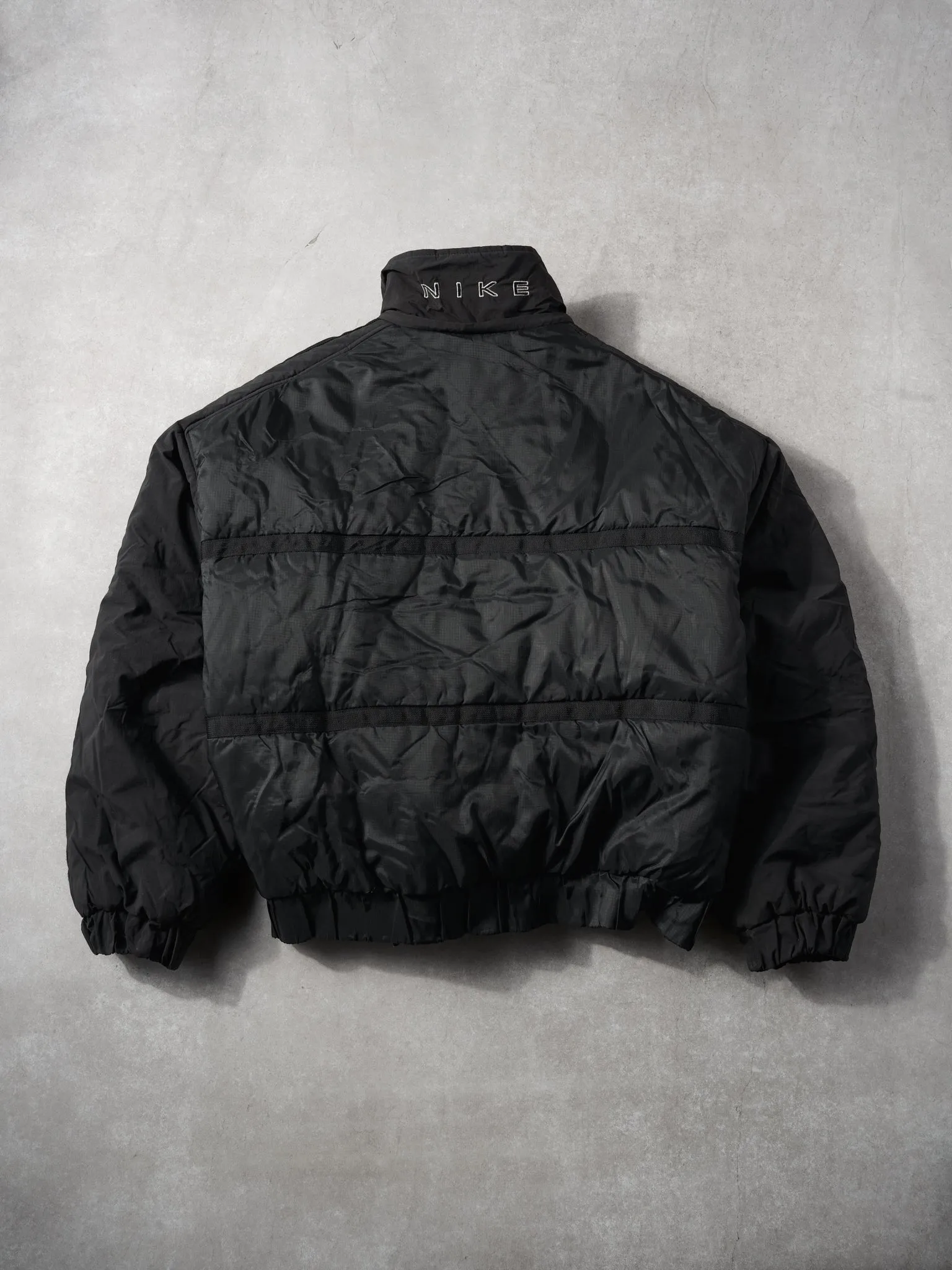 Vintage 90s Black Nike Winter Puffer Jacket (XL/XXL) sold by Rebalance Vintage product image thumbnail 2