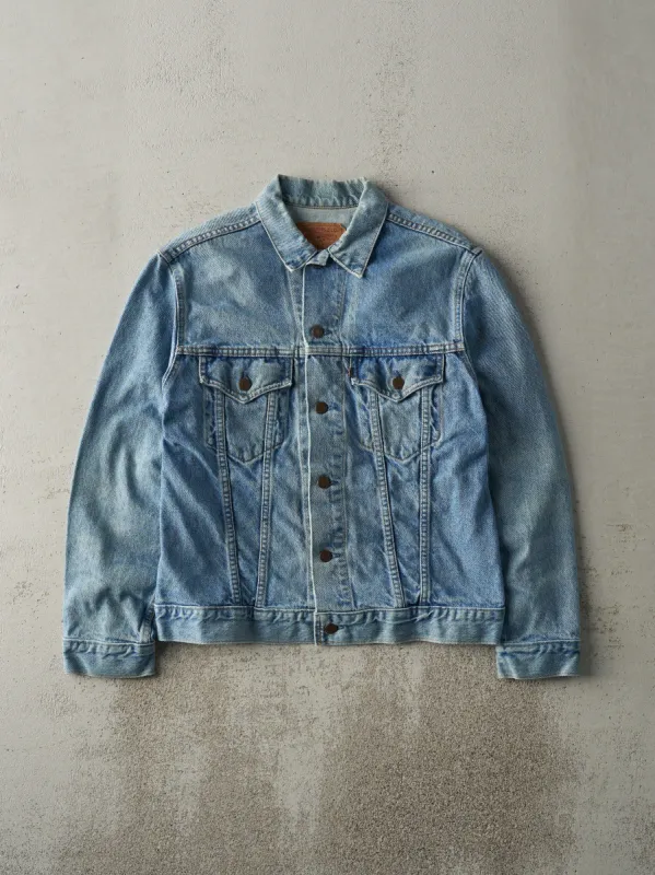 Vintage 80s Light Wash Levi's Orange Tab Type 3 Denim Jacket (S) sold by Rebalance Vintage