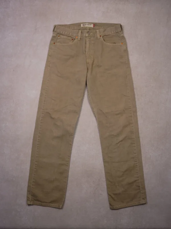 Vintage Y2K Biege Levi's 503 Regular Fit Pants (34x33) sold by Rebalance Vintage