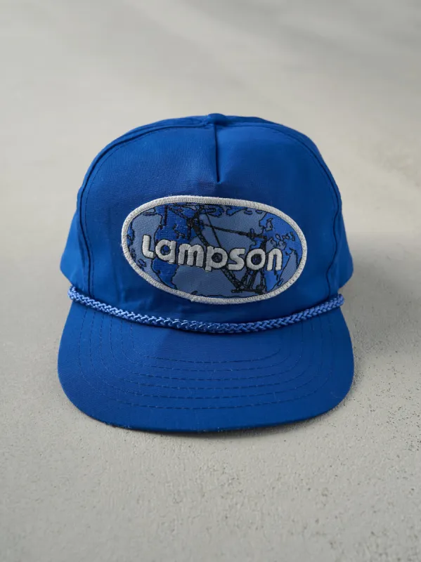 Vintage 90s Blue Lampson Snapback Hat sold by Rebalance Vintage