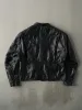 Vintage 90s Black Sears Biker Jacket (M) sold by Rebalance Vintage