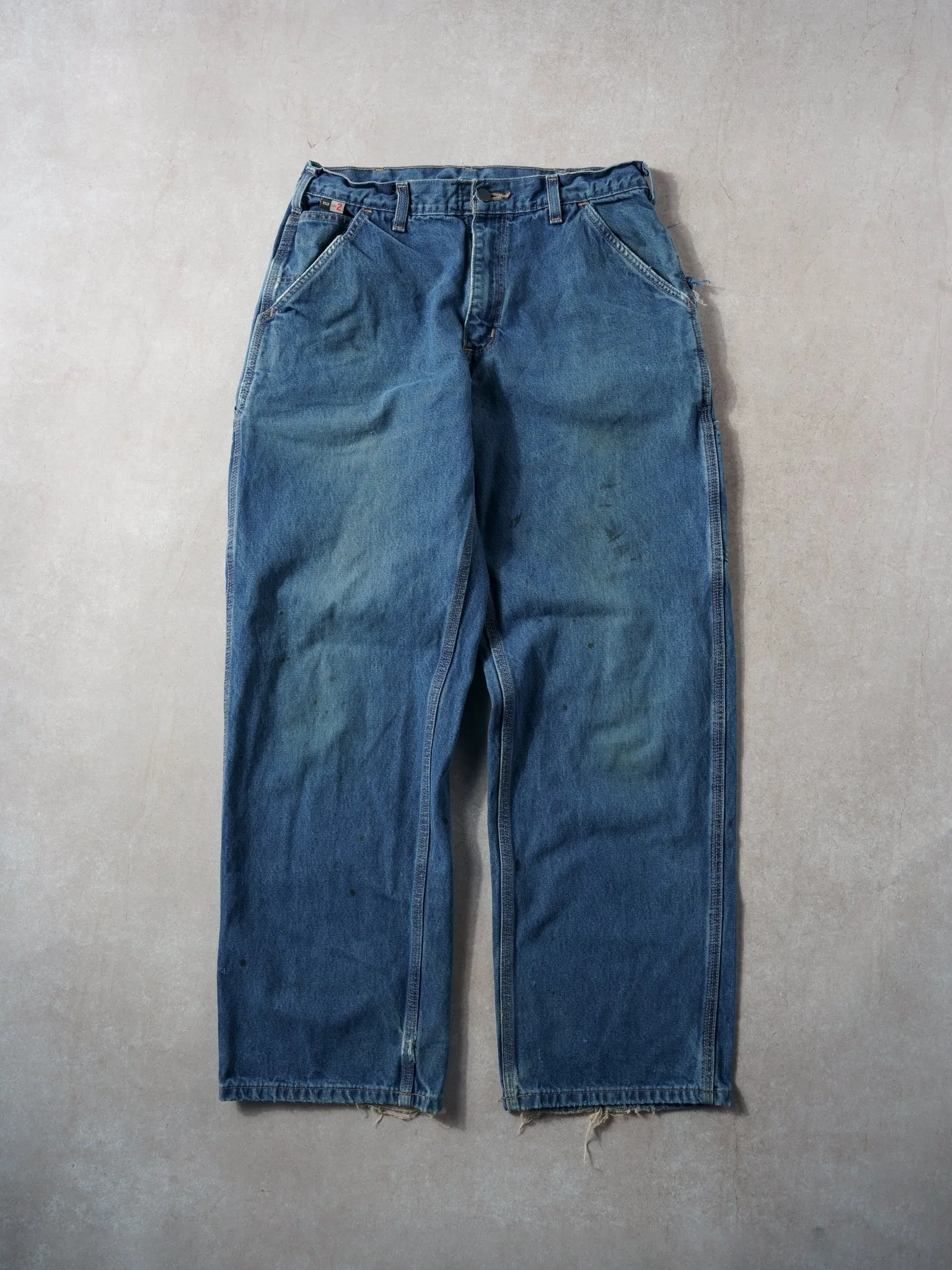 Vintage 90s Blue Carhartt Carpenter Denim Jeans (32x30) sold by Rebalance Vintage