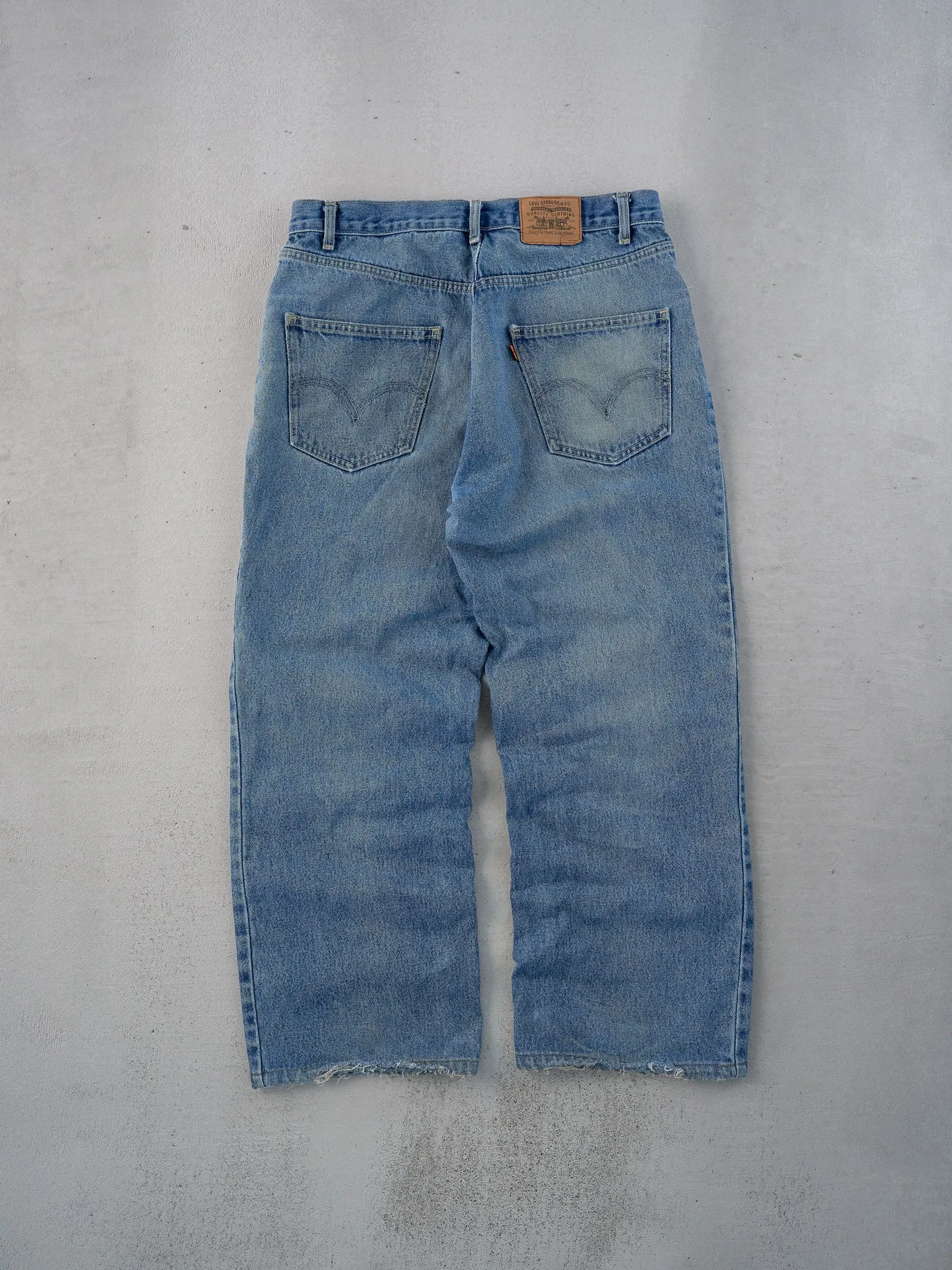 Vintage 70s Blue Levi's Denim Jeans (34x28) sold by Rebalance Vintage product image thumbnail 2