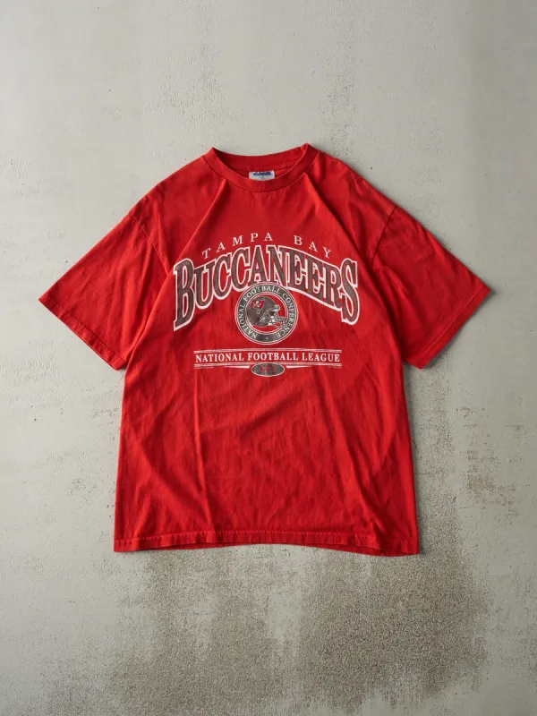 Vintage 01' Red Tampa Bay Buccaneers Tee (L) sold by Rebalance Vintage