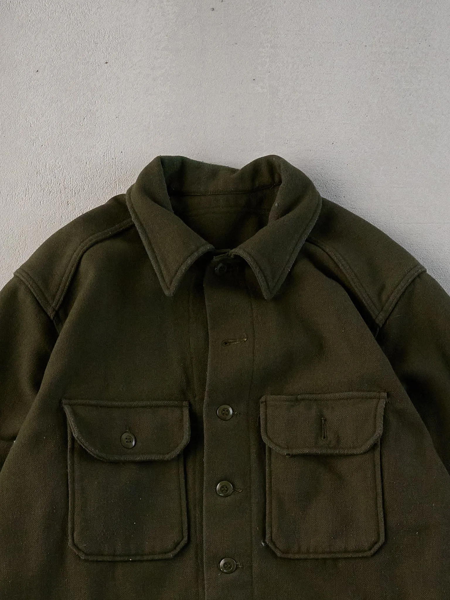 Vintage 89' Green Army Field Jacket (L) sold by Rebalance Vintage product image thumbnail 2