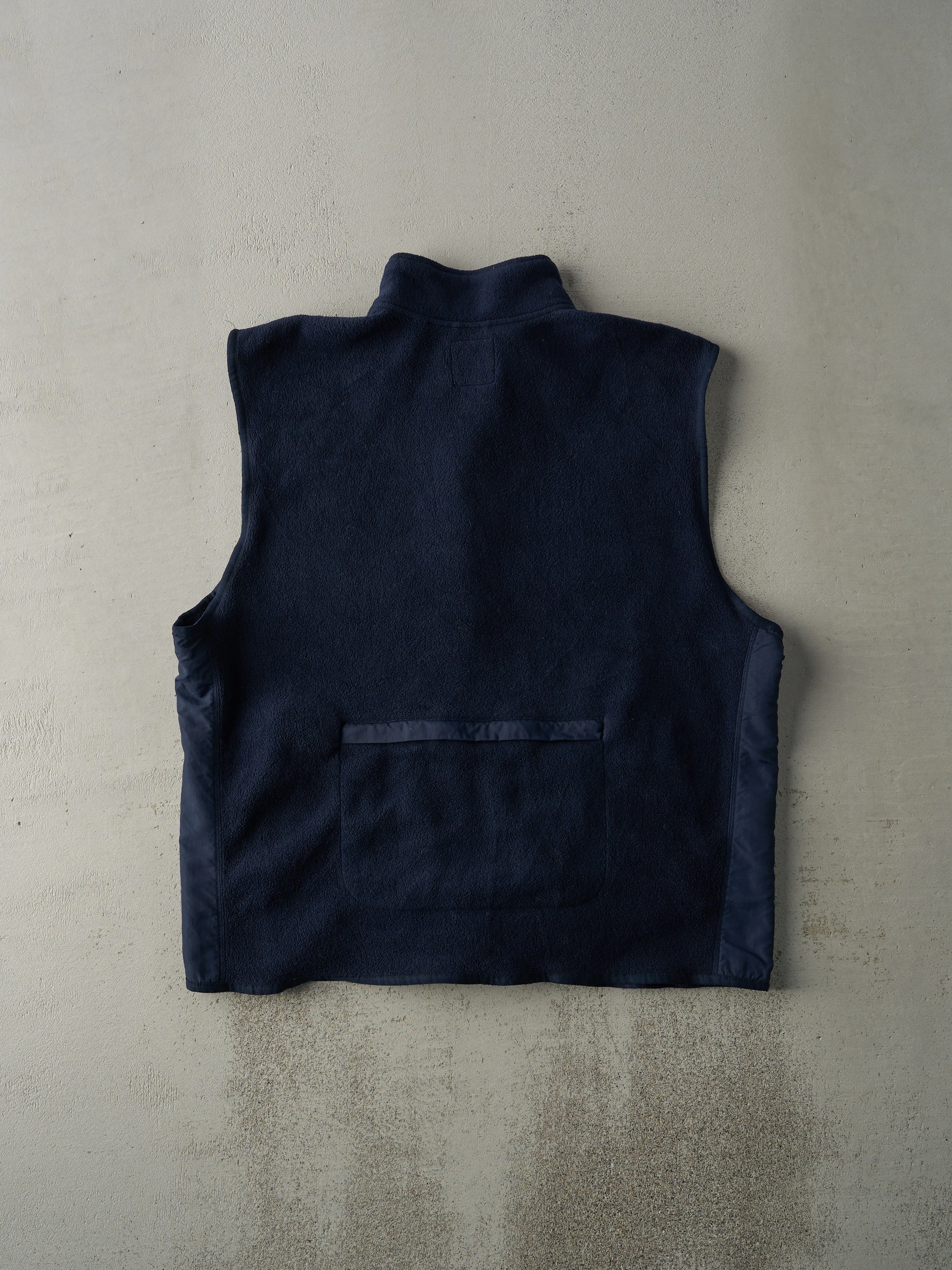 Vintage 90s Navy Blue Gap Fleece Vest (XL) sold by Rebalance Vintage product image thumbnail 2