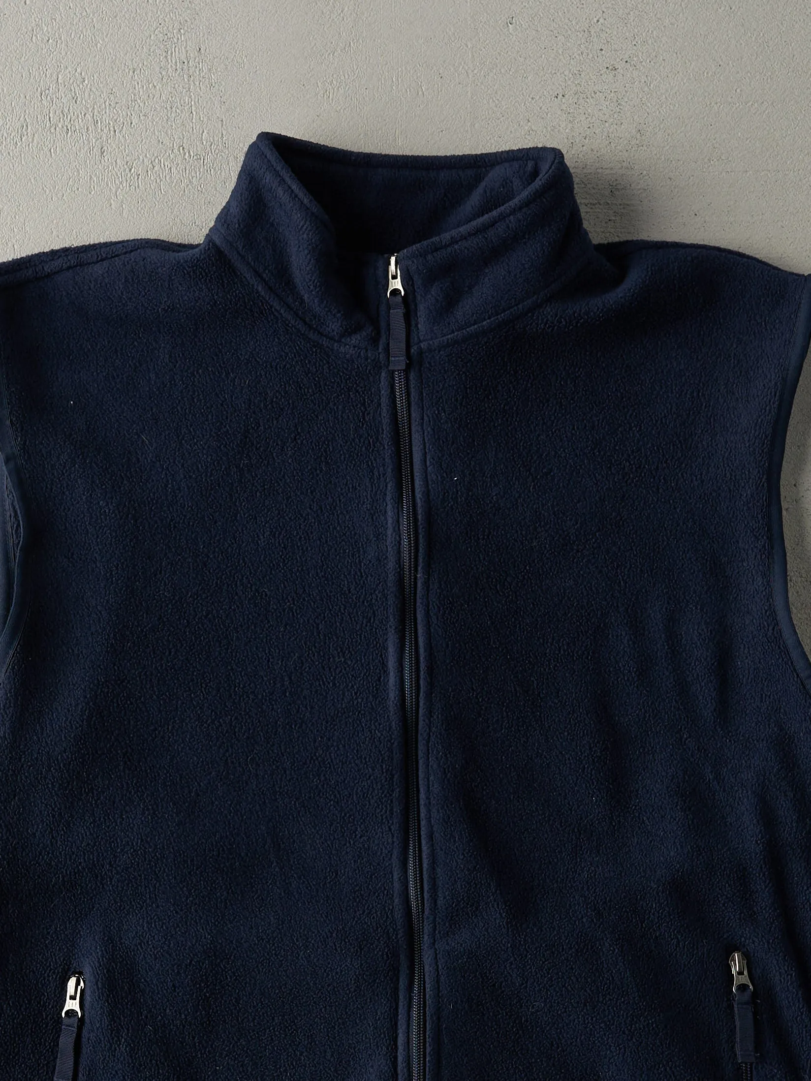 Vintage 90s Navy Blue Gap Fleece Vest (XL) sold by Rebalance Vintage product image thumbnail 3