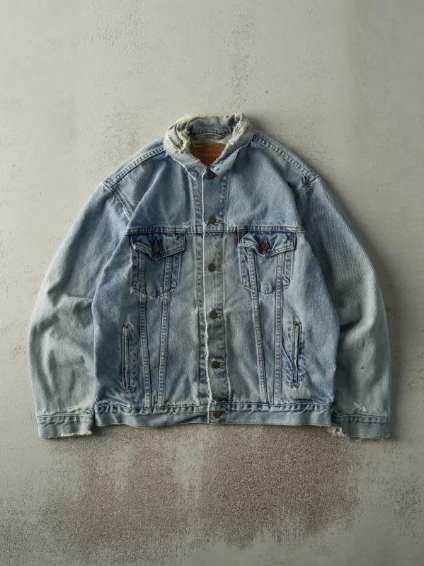 Vintage 80s Light Wash Levi's Type 3 Denim Jacket (M) sold by Rebalance Vintage