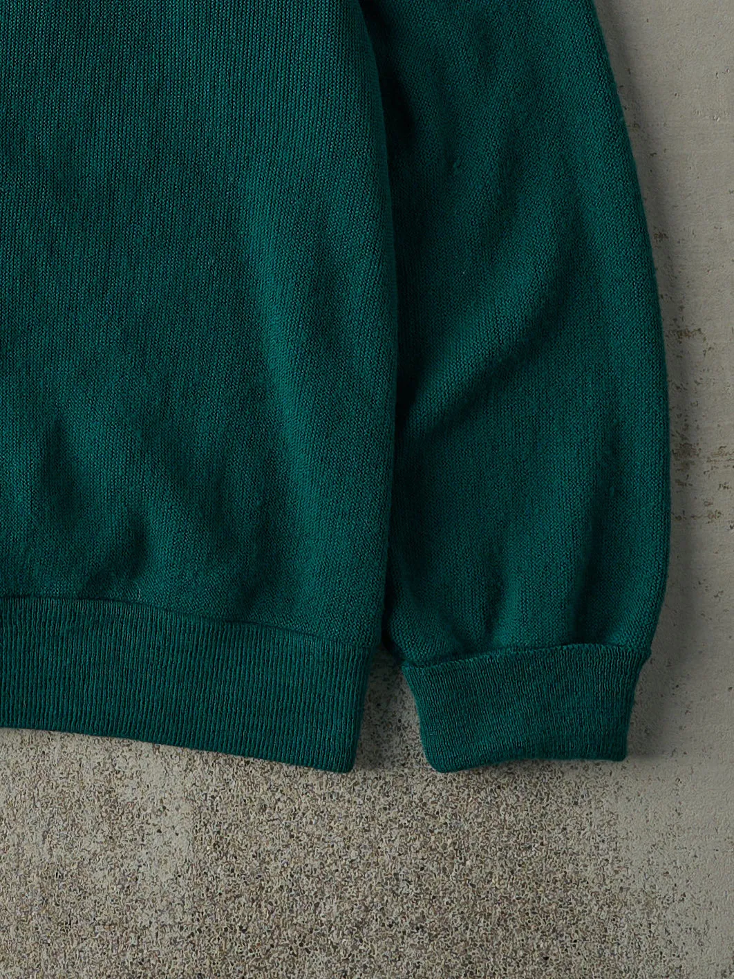 Vintage 80s Green Knit Cardigan (M/L) sold by Rebalance Vintage product image thumbnail 3