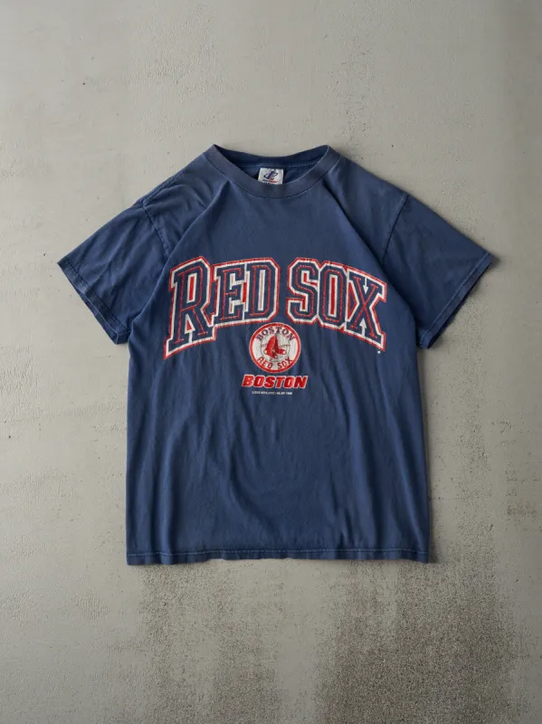Vintage 99' Navy Boston Red Sox Tee (S/M) sold by Rebalance Vintage