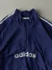 Vintage Y2K Navy Blue Adidas Quarter Zip Windbreaker Jacket (M/L) sold by Rebalance Vintage