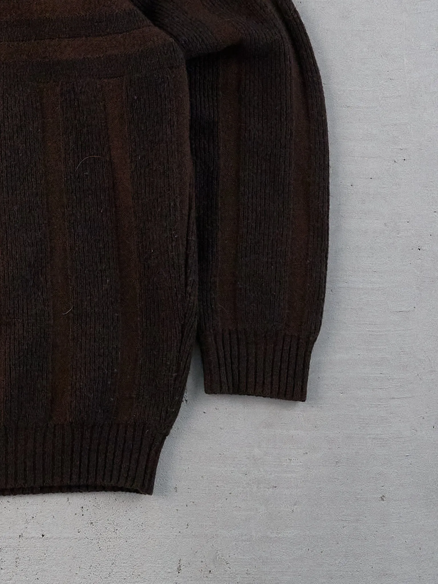 Vintage 80s Brown Patterned Tundra Knit Sweater (M/L) sold by Rebalance Vintage product image thumbnail 3