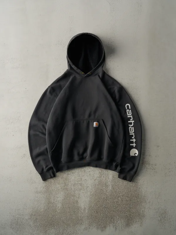 Vintage Y2K Faded Black Original Fit Carhartt Hoodie (S/M) sold by Rebalance Vintage
