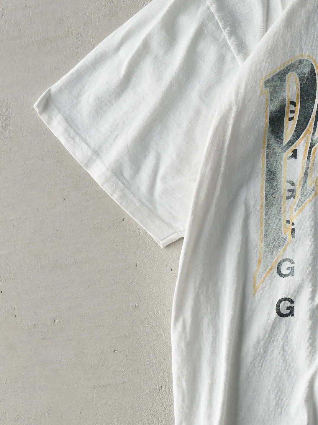 Vintage 90s White Faded Green Bay Packers Long Tee (XL) sold by Rebalance Vintage product image thumbnail 3