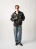 Vintage 90s Black Andres Leather Jacket (L) sold by Rebalance Vintage